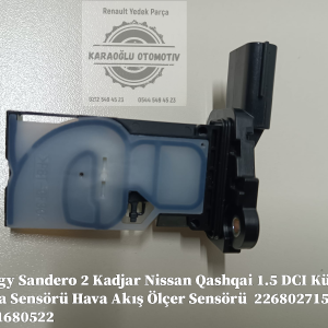Lodgy Sandero 2 Kadjar Nissan Qashqai 1.5 DCI Kütle Hava Sensörü Hava Akış Ölçer Sensörü  226802715R 8201680522
