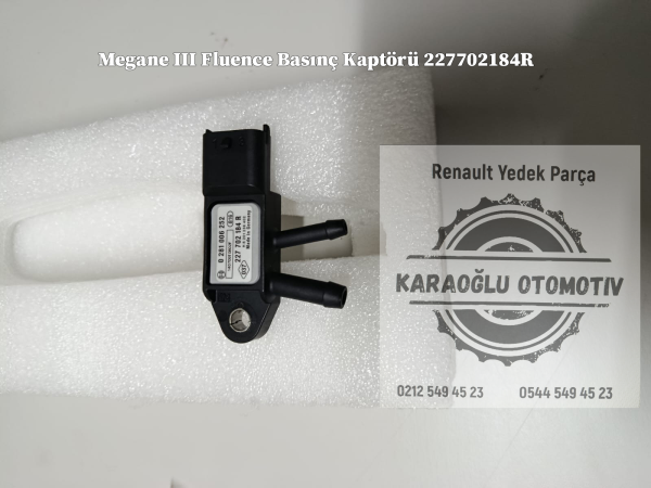 Renault Megane 3 Fluence Basınç Kaptörü 227702184R