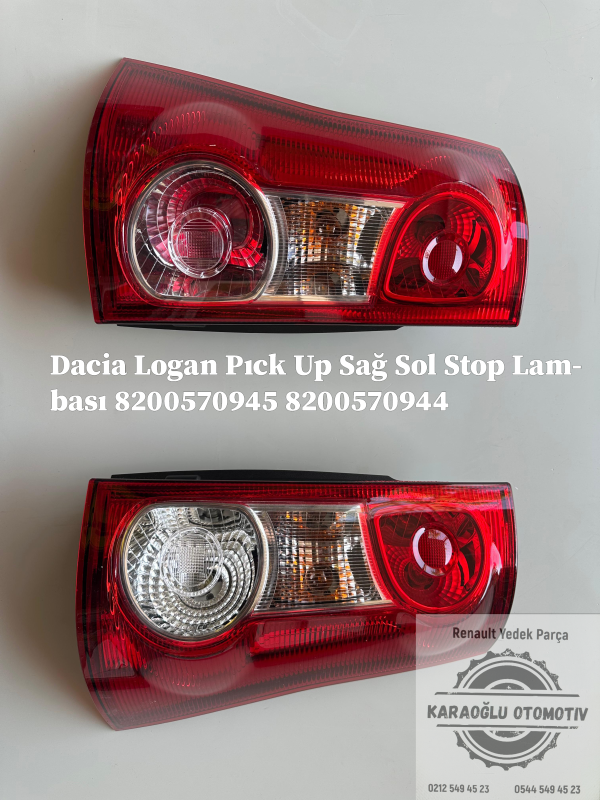 Dacia Logan Pıck Up Sol Sağ Stop Lambası 8200570944 8200570945