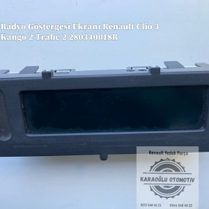 Radyo Göstergesi Ekranı Renault Clio 3 Kango 2 Trafic 2 280340018R