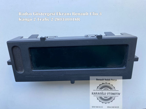 Radyo Göstergesi Ekranı Renault Clio 3 Kango 2 Trafic 2 280340018R