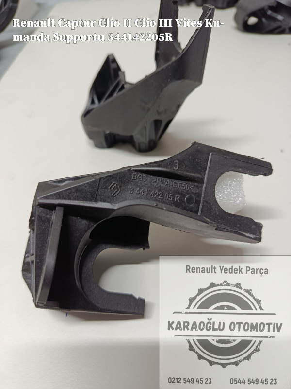 Renault Captur Clio 2 Clio 3 Vites Kumanda Supportu 344142205R