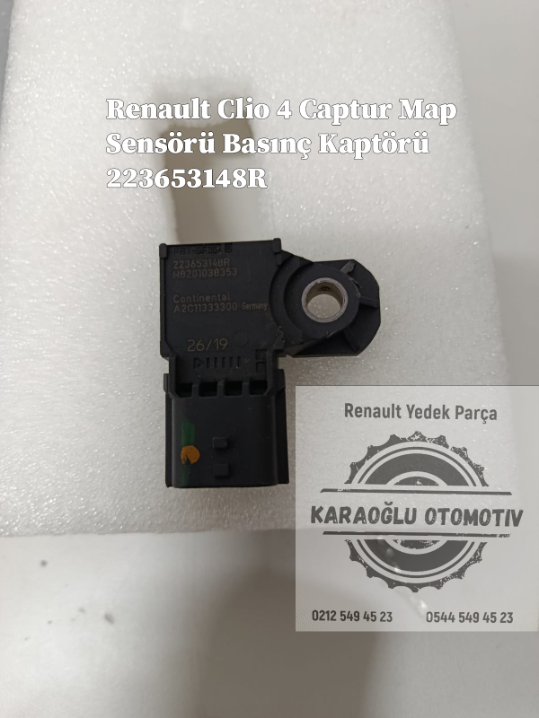 Renault Clio 4 Captur Map Sensörü Basınç Kaptörü 223653148R