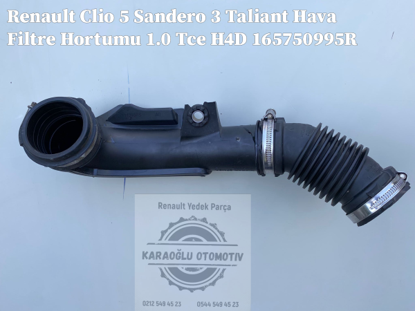Renault Clio 5 Sandero 3 Taliant Hava Filtre Hortumu 1.0 Tce H4D 165750995R