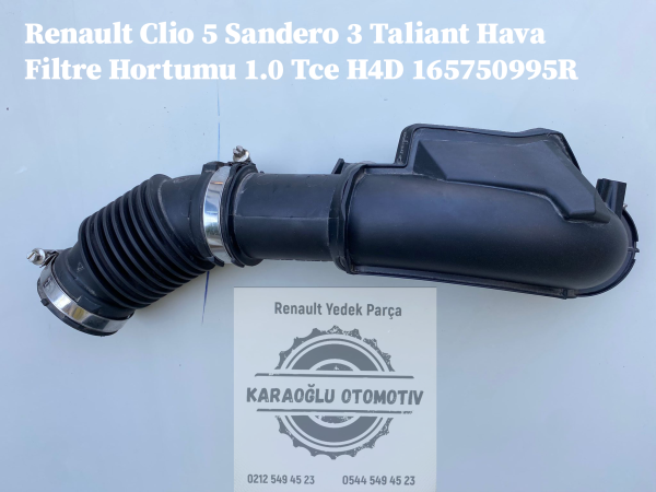 Renault Clio 5 Sandero 3 Taliant Hava Filtre Hortumu 1.0 Tce H4D 165750995R - Görsel 2