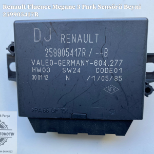 Renault Fluence Megane 3 Park Sensörü Beyni 259905417R