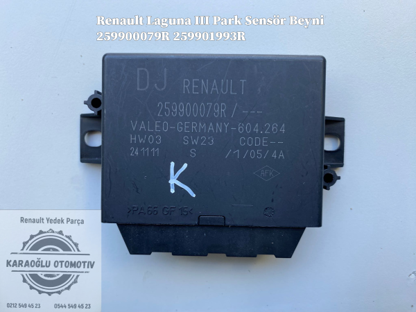 Renault Laguna 3 Park Sensör Beyni 259901993R 259900079R