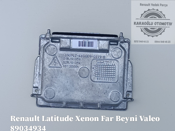 Renault Latitude Xenon Far Beyni Valeo 89034934
