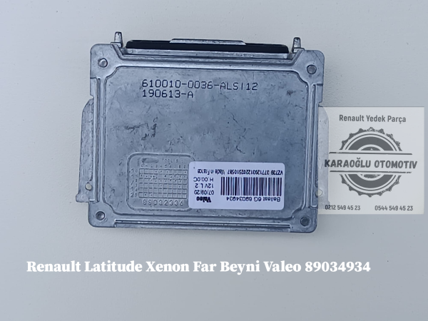 Renault Latitude Xenon Far Beyni Valeo 89034934 - Görsel 2