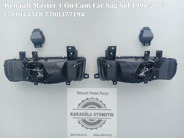 Renault Master 1 Cam Far Sağ Sol 1998-2003 7701044518 7700377194 - Görsel 2