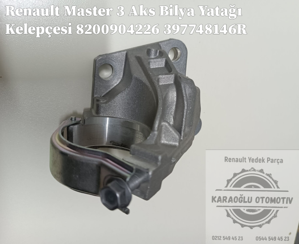 Renault Master 3 Aks Bilya Yatağı Kelepçesi 8200904226 397748146R - Görsel 2