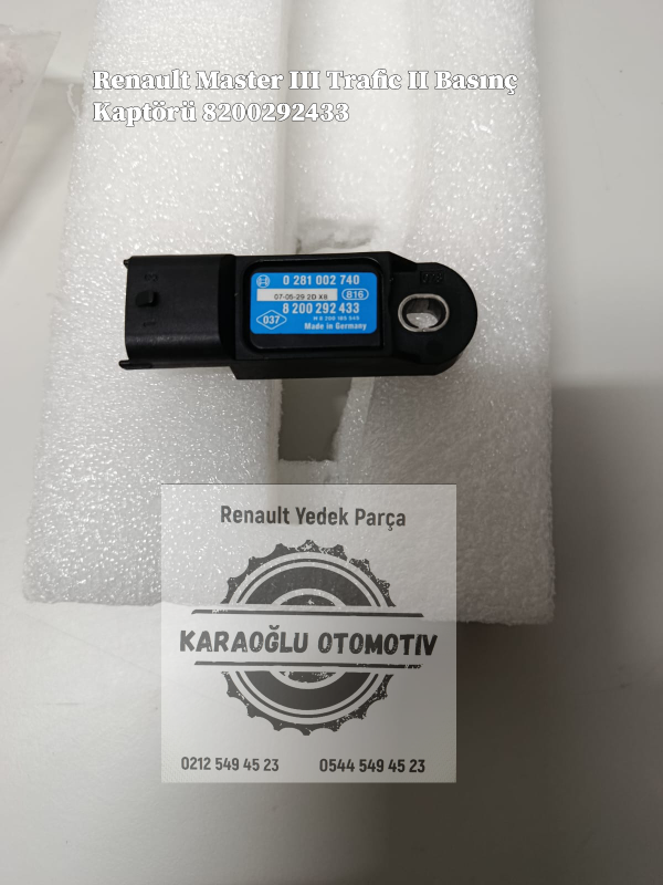 Renault Master 3 Trafic 2 Basınç Kaptörü 8200292433
