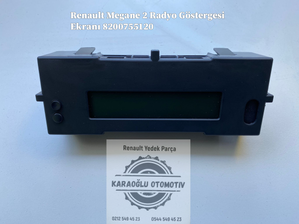 Renault Megane 2 Radyo Gösterge Ekranı 8200755120