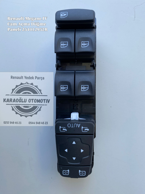 Renault Megane 4 Cam Açma Düğme Paneli 254012952R