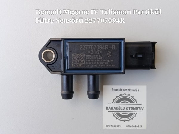 Renault Megane 4 Talisman Partikül Filtre Sensörü 227707094R