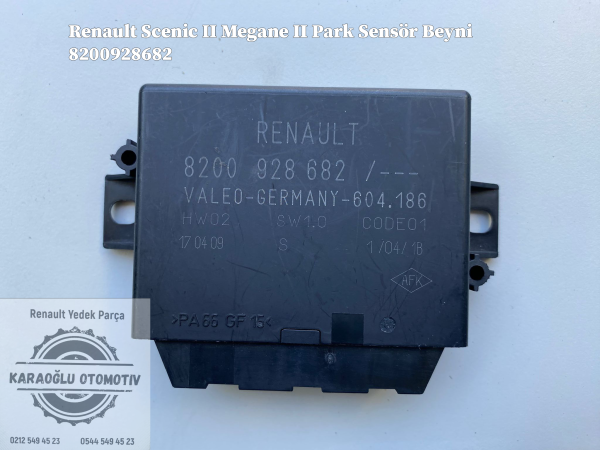 Renault Scenic II Megane II Park Sensör Beyni 8200928682