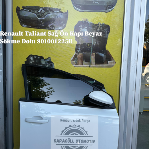 801001225R Renault Taliant Sağ Ön Kapı Beyaz Dolu 801001225R