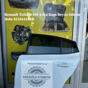 Renault Taliant Sol Arka Kapı Beyaz Sökme Dolu 821014558R