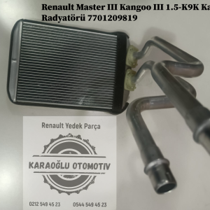 Renault Master 3 Kangoo 3 1.5-K9K Kalorifer Radyatörü 7701209819