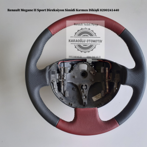 Renault Megane 2 Sport Direksiyon Simidi Kırmızı Dikişli 8200241440