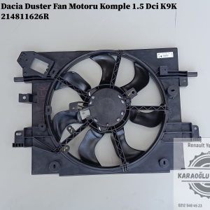 Dacia Duster Fan Motoru Komple 1.5 Dci K9K 214811626R