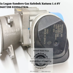 Dacia Logan Sandero Gaz Kelebek Kutusu 1.6 8V 8200687288 8200647826