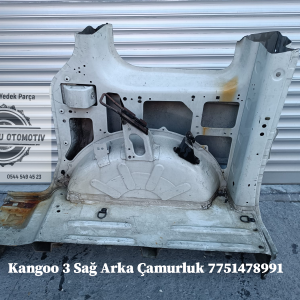 Renault Kangoo 3 Sağ Arka Çamurluk 7751478991 760320266R