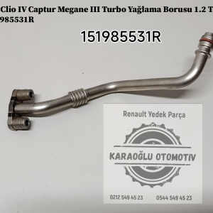 Renault Clio 4 Captur Megane 3 Turbo Yağlama Borusu 1.2 Tce H5F 151985531R