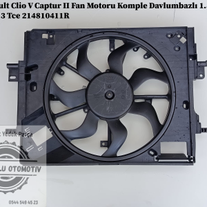 Renault Clio 5 Captur Fan Motoru Komple Davlumbazlı 1.5 Dci 1.3 Tce 214810411R