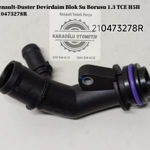 Renault Duster Devirdaim Blok Su Borusu 1.3 TCE H5H 210473278R 2104700257R