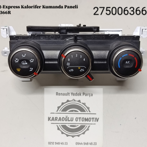 Renault Express Kalorifer Kumanda Paneli 275006366R