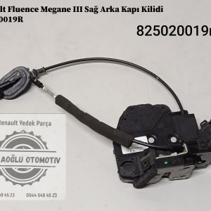 Renault Fluence Megane 3 Sağ Arka Kapı Kilidi 825020019R