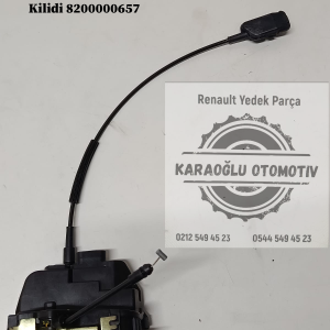 Renault Laguna 2 Sol Arka Kapı Kilidi 8200000657