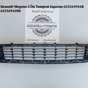 Renault Megane 3 Ön Tampon Izgarası 622543916R 622549428R