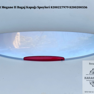 Renault Megane 2 Bagaj Kapağı Spoyleri 8200227979 8200200536