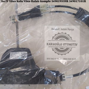 Renault Clio 4 Vites Kolu Vites Halatı Komple 349019559R 349017101R