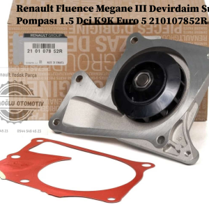 Renault Megane 3 Fluence Devirdaim Su Pompası 1.5 Dci K9K Euro 5 210107852R