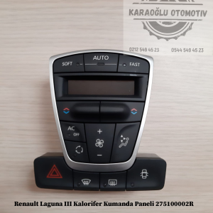 Renault Laguna 3 Kalorifer Kumanda Paneli 275100002R