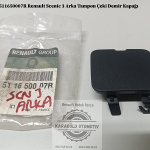 Renault Scenic 3 Arka Tampon Çeki Demir Kapağı 511650007R