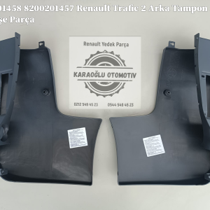 Renault Trafic 2 Arka Tampon Sağ Sol Köşe Parça 8200201458 8200201457