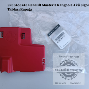 Renault Master 3 Kangoo 3 Akü Sigorta Tablası Kapağı 8200463743
