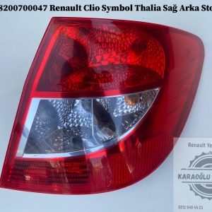 Renault Clio Symbol Thalia Sağ Arka Stop 8200700047
