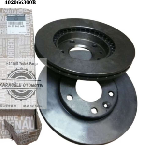 Renault Megane 4 Dacia Duster 1.6 Ön Fren Disk Takım 402066300R