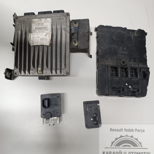 Renault Megane 2 Scenic 2 1.5 Dci Motor Beyni Takımı Kontak Kilidi Anahtarı Kart Okuyucu 8201340959