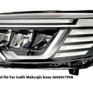 Renault Trafic III Sol Ön Far Ledli Makyajlı Kasa 260601790R