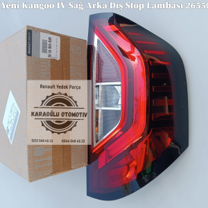 Renault Yeni Kangoo IV Sağ Arka Dış Stop Lambası 265505583R