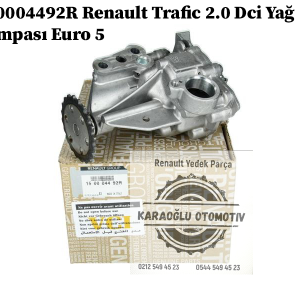 Renault Trafic 2.0 Dci Yağ Pompası Euro 5 150004492R