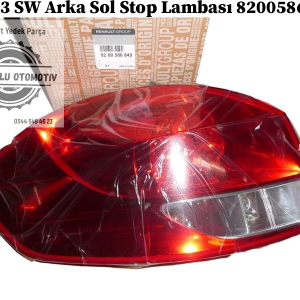 Renault Clio 3 SW Arka Sol Stop Lambası 8200586843