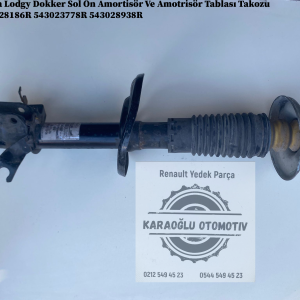 Dacia Lodgy Dokker Sol Ön Amortisör Ve Amotrisör Tablası Takozu 543028186R 543023778R 543028938R