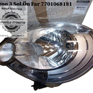 Renault Kangoo 3 Sol Ön Far 7701068181